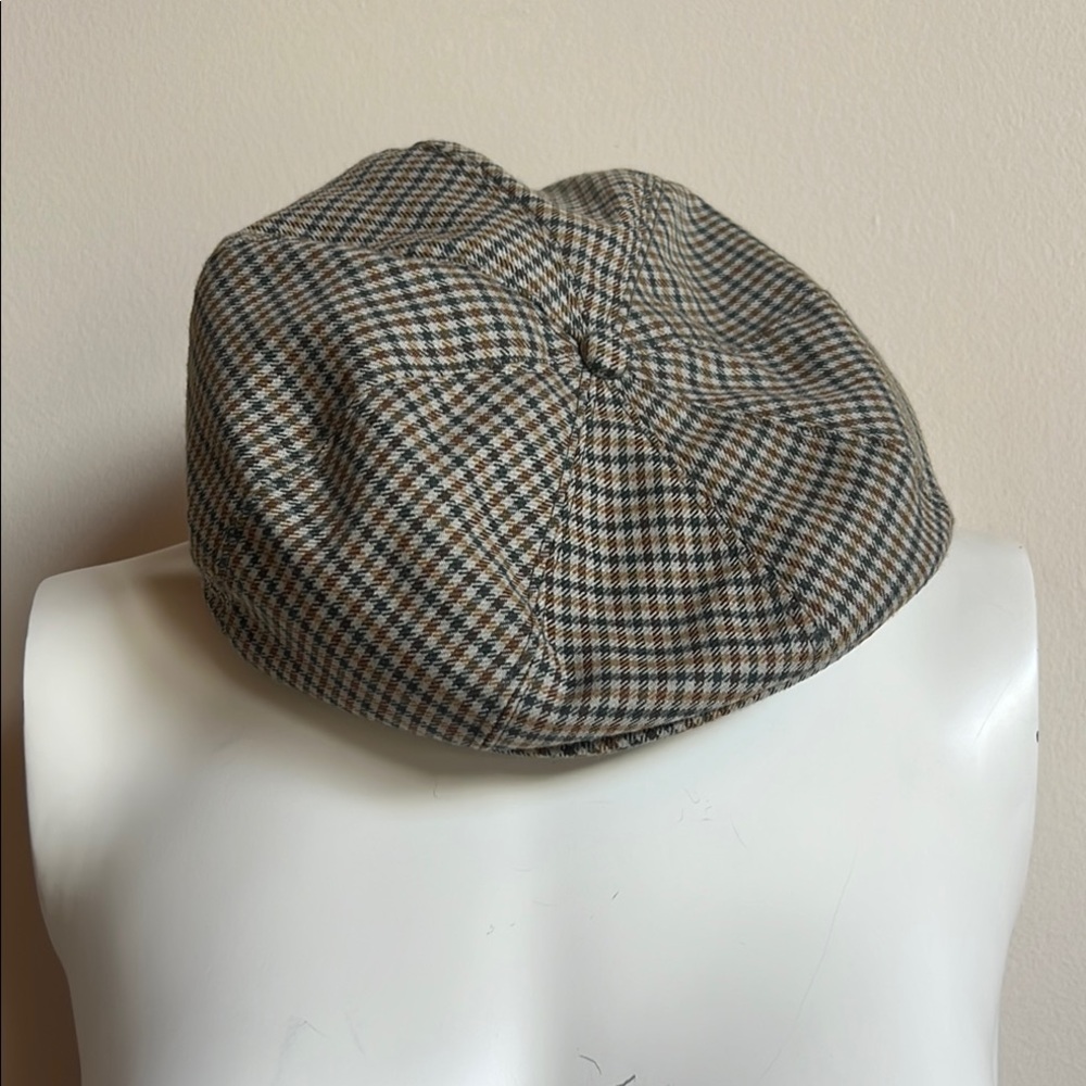 Houndstooth Flat Cap by U3i stylish flatcap blokecore wool blend